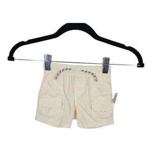 New Old Navy Functional-Drawstring Cargo Shorts for Baby in Cream Size 3-6 Month